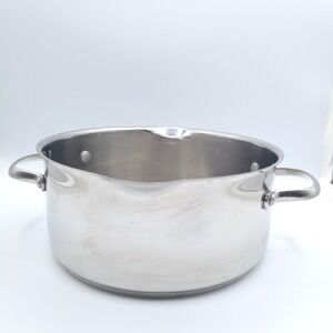 Wolfgang Puck Bistro Collection 5 qt Stock Pot Dutch Oven 18 10 Stainless No Lid